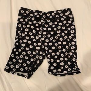 Cute Floral biker shorts